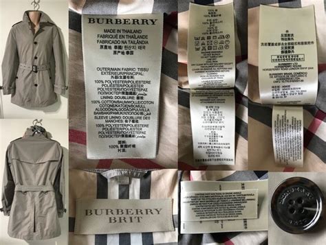 burberry brit jacket made in thailand